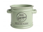 Pride of Place Herb Garden OLD GREEN (D115x H 100mm / 4.5 x 4.0")	